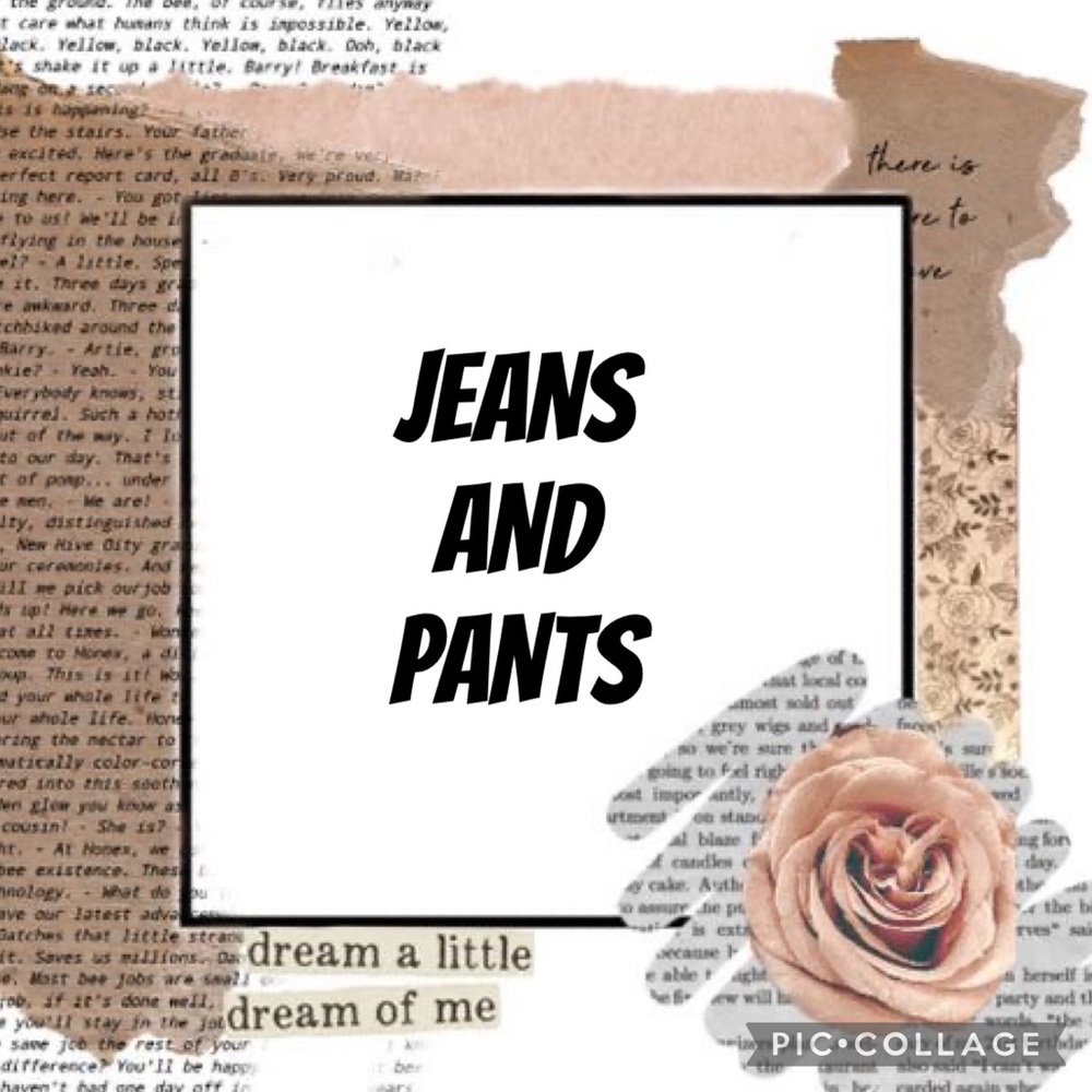 JEANS AND PANTS